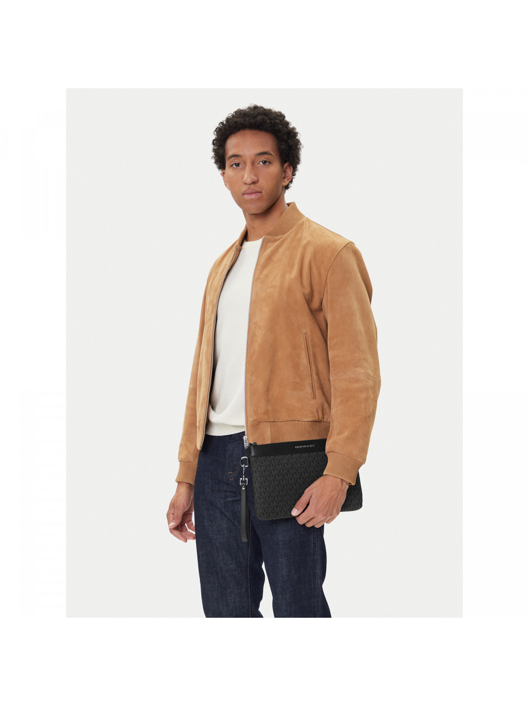 Kabelka MICHAEL Michael Kors Travel Pouch 33F9LACU2B Černá